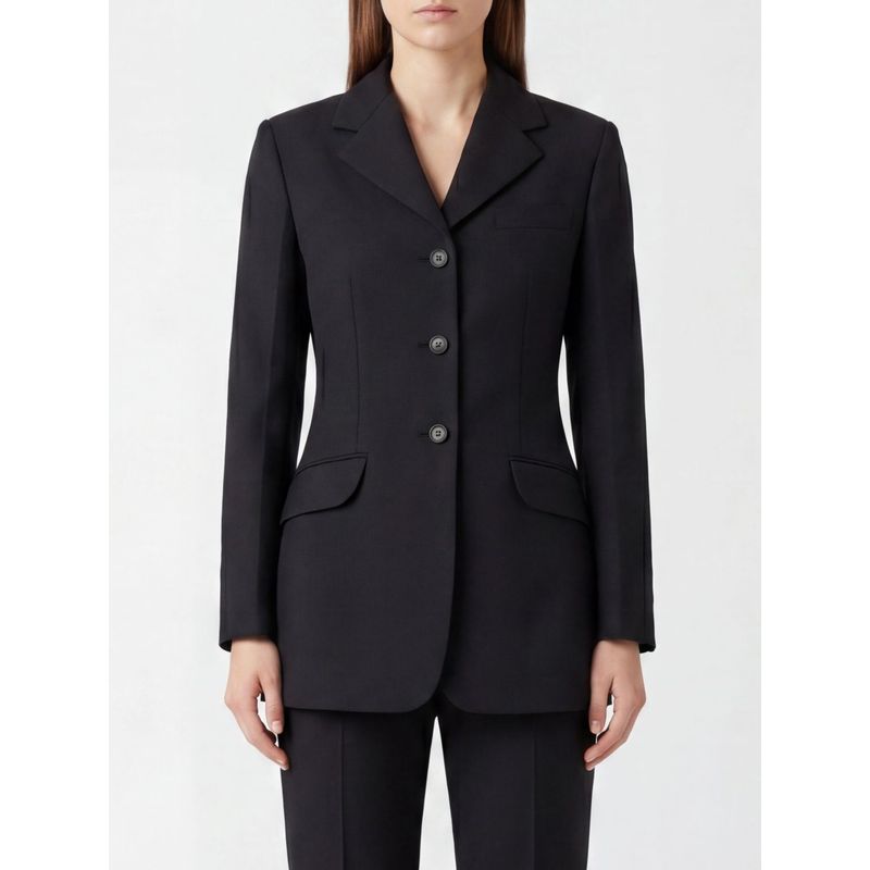 Slim Fit Single-Breasted Blazer Jil Sander In Wool And Mohair With Flap Pockets